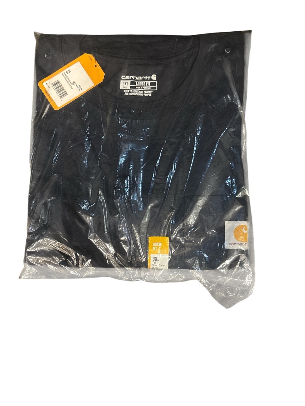 Carhartt Navy Short Sleeve Loose Fit Tee - 3XL